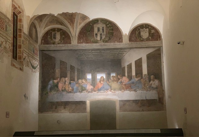 Photo of Da Vinci's Last Supper in Milan, Italy