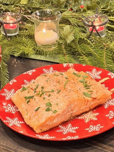 Baked salmon